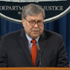 U.S. Attorney General and Trump loyalist William Barr at a press conference on February 10, 2020